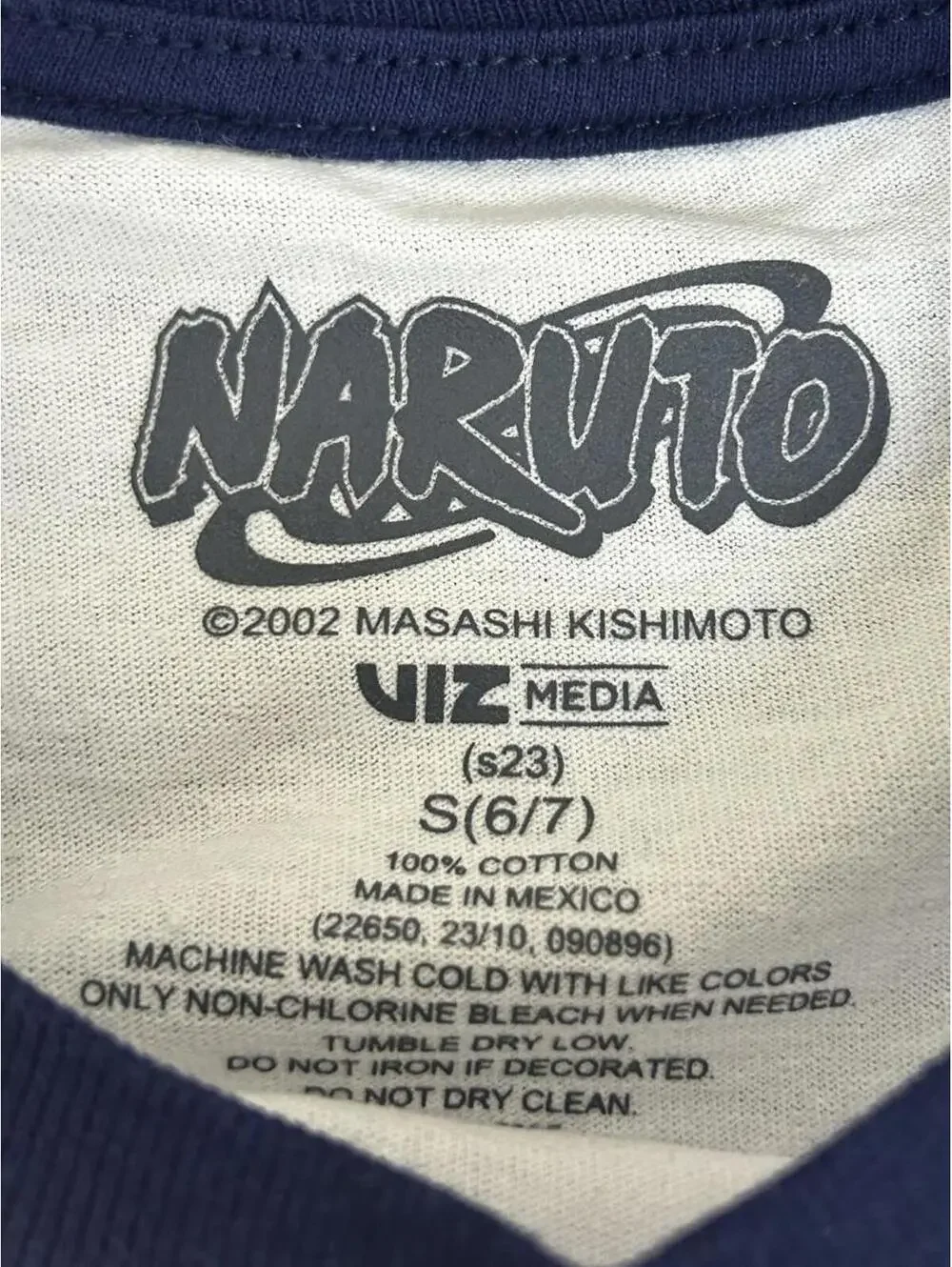 Naruto Uzumaki Crew Neck Short Sleeve 4pk Boy's Tees Size S (6/7)